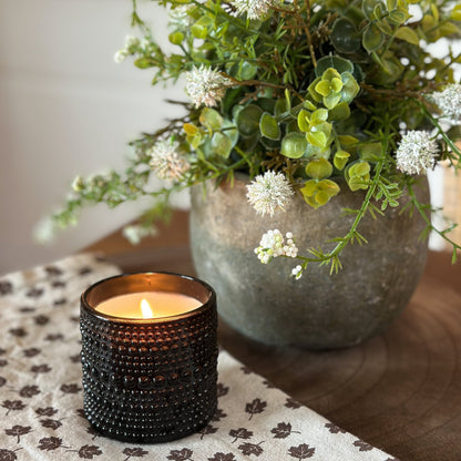 Kerzenglas "Amber Glow" Braun 7cm von Wohnen auf dem Land – Ansicht 4