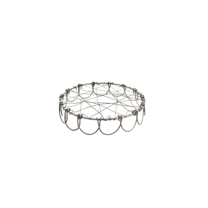 Blumenhalter "Wire Lid for Happy Mug" Metall Zink Grau - Wohnen auf dem Land