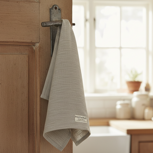 Geschirrtuch "Harmonie" Dusty Grey Uni Grau