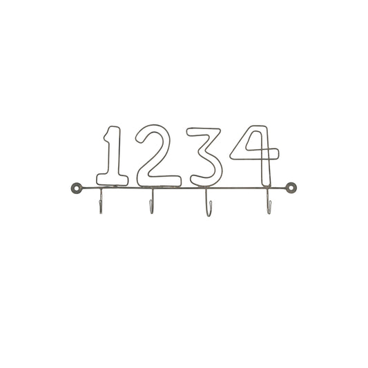 Hakenleiste "Advent 1-2-3-4" Zink - Wohnen auf dem Land