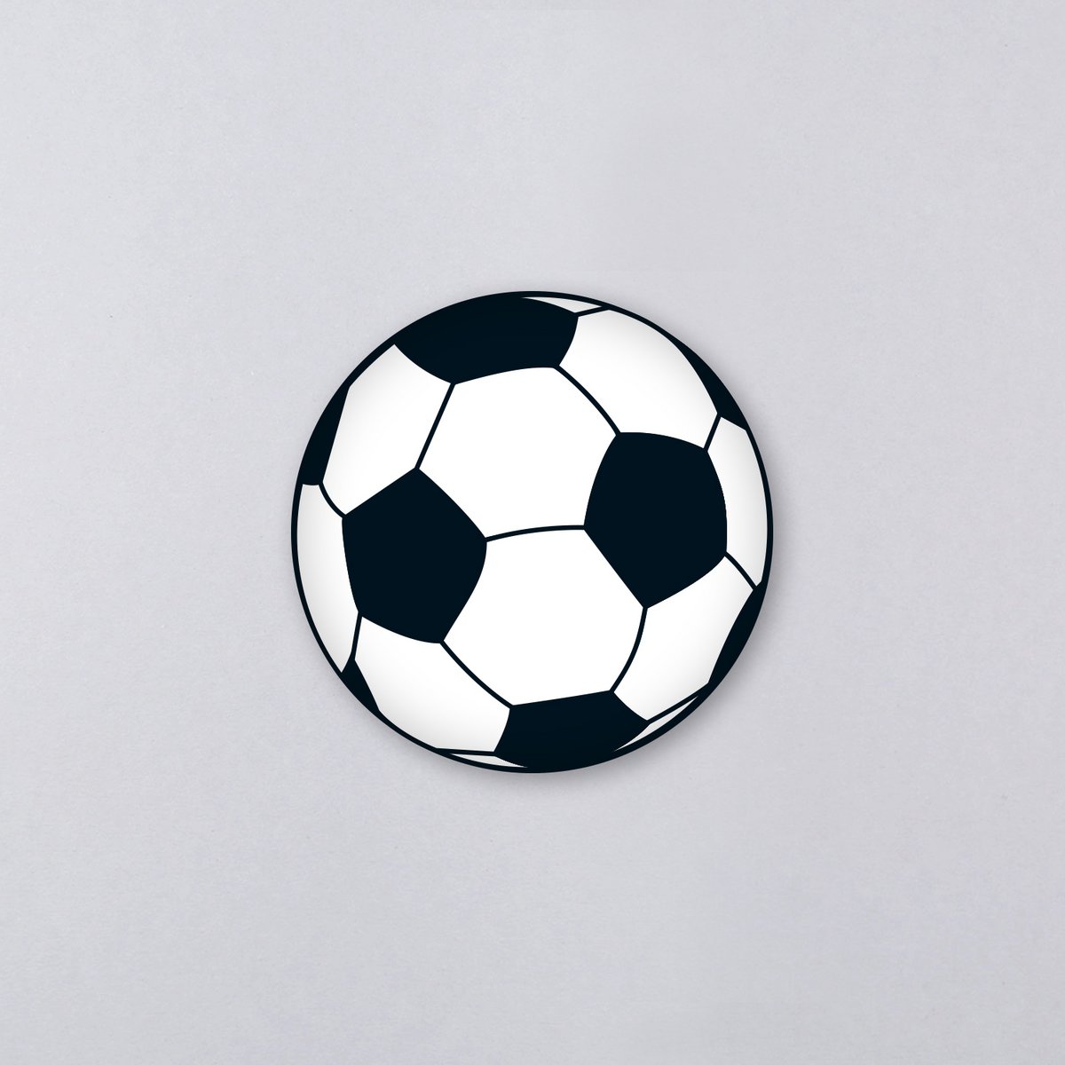 Magnet "Kylian Fußball" Rund 56mm - Wohnen auf dem Land