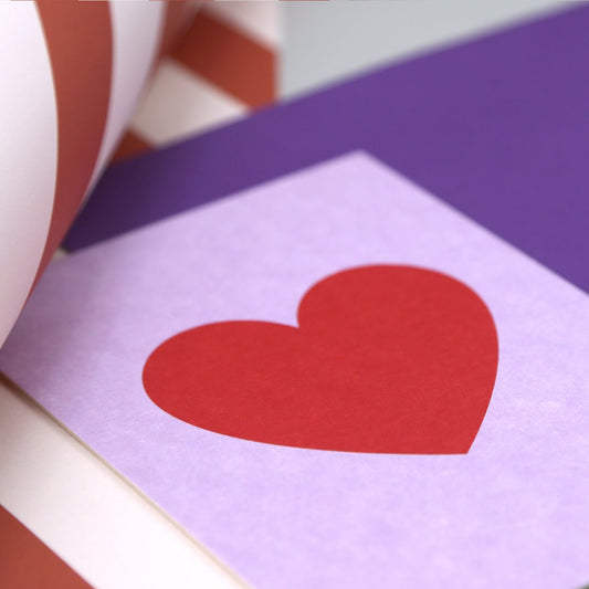 Postkarte "Helene Herz" Holzschliff - Wohnen auf dem Land