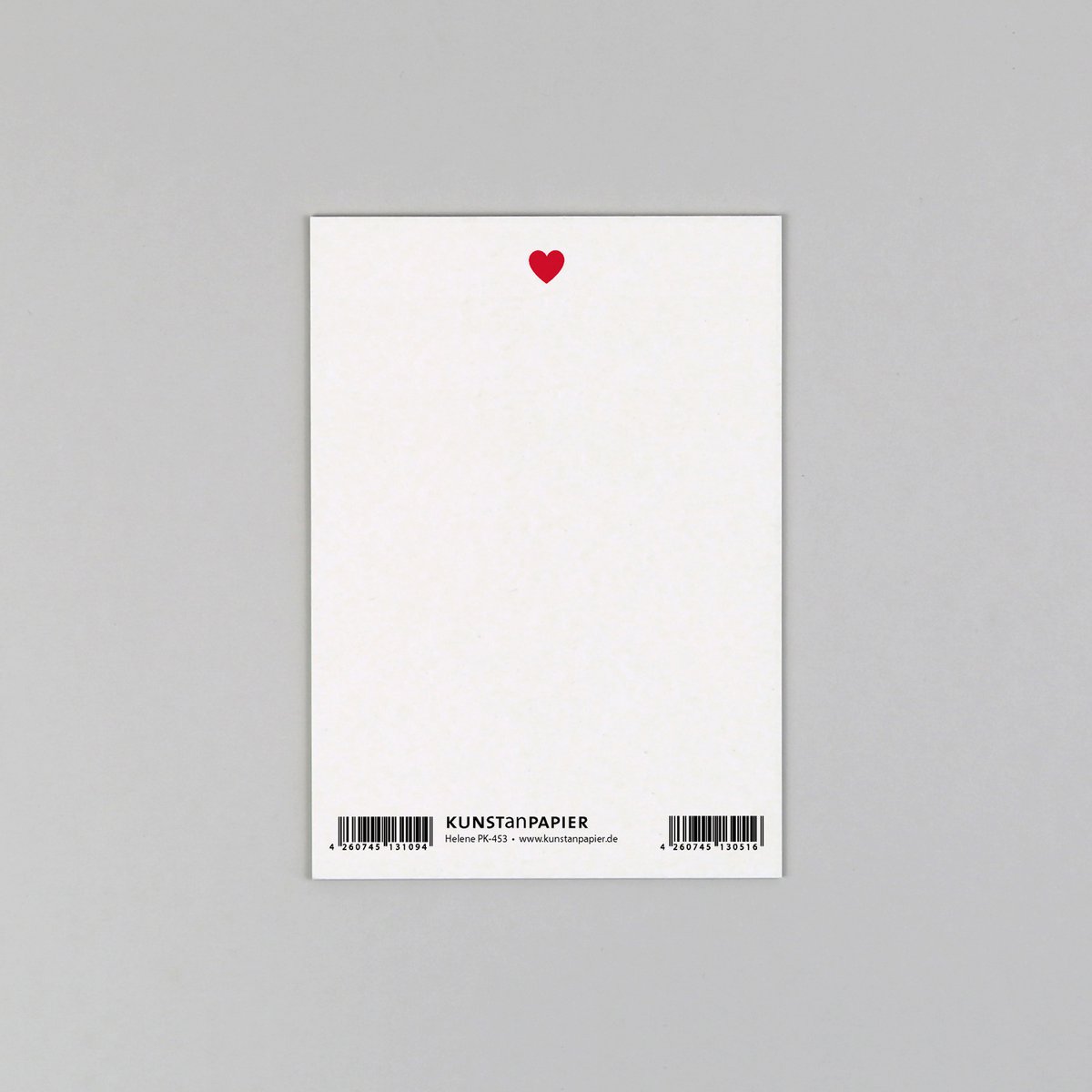 Postkarte "Helene Herz" Holzschliff - Wohnen auf dem Land