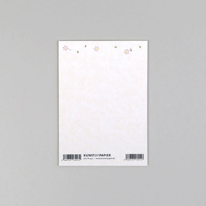 Postkarte "Leni Danke" Holzschliff - Wohnen auf dem Land