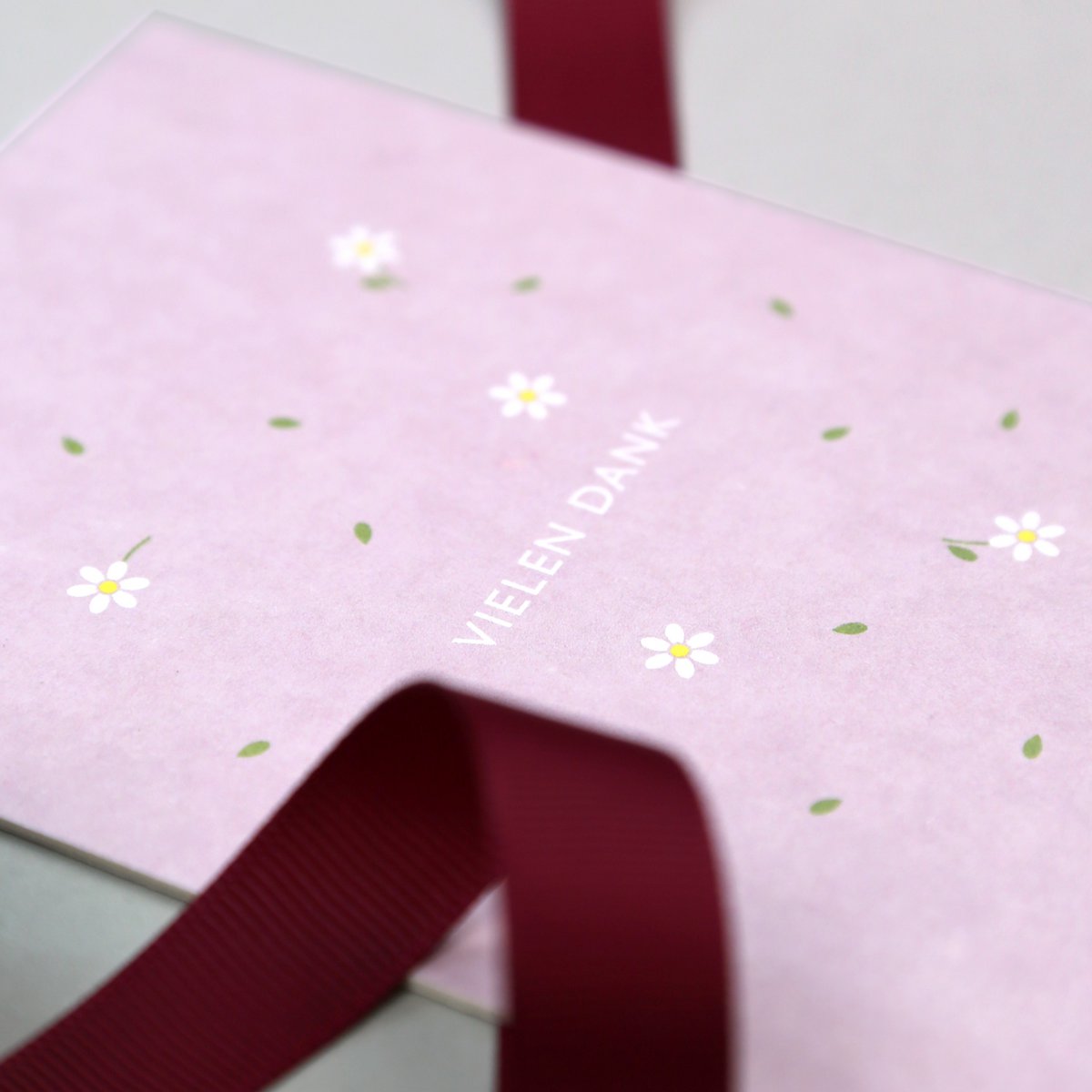 Postkarte "Leni Danke" Holzschliff - Wohnen auf dem Land