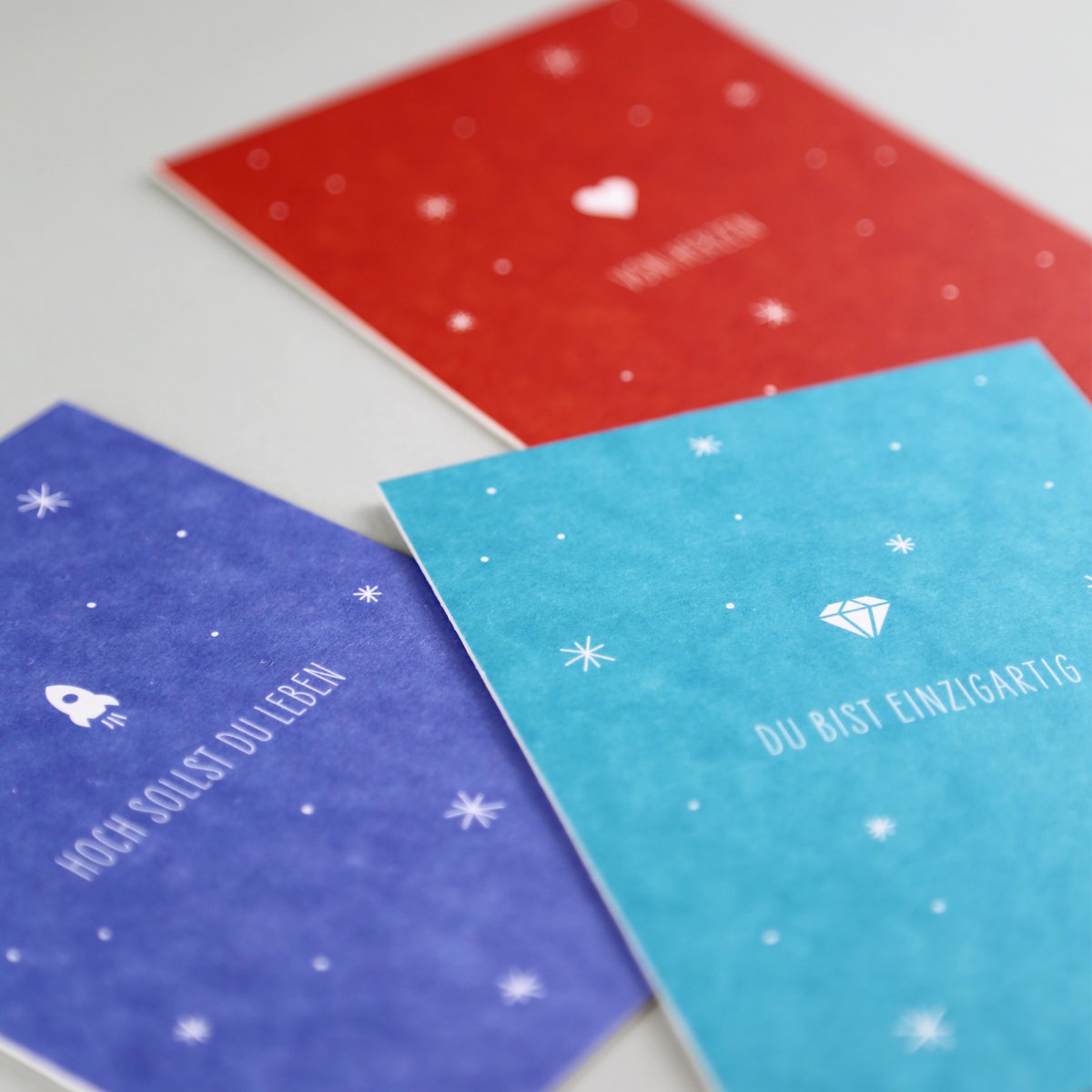 Postkarte "Mirjam Rakete" Holzschliff - Wohnen auf dem Land