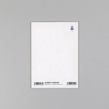 Postkarte "Mirjam Rakete" Holzschliff - Wohnen auf dem Land