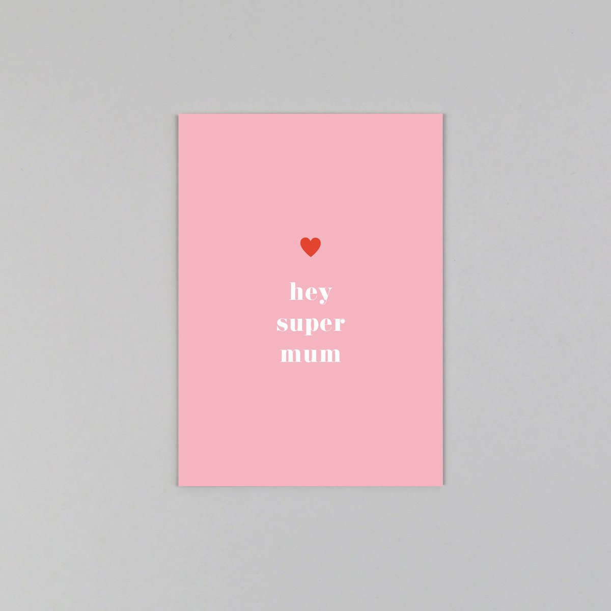 Postkarte "Tessa Mum" Holzschliff - Wohnen auf dem Land