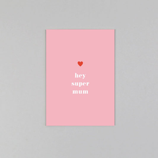 Postkarte "Tessa Mum" Holzschliff - Wohnen auf dem Land