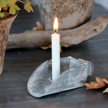 Kammerleuchter Lueur Zinc für Baumkerzen von Chic Antique