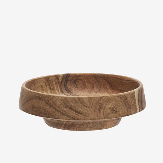 Schale Bowl „Vilja“ Akazienholz Natur 20cm - Wohnen auf dem Land