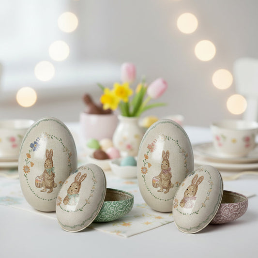 Maileg Ostereier 2er Set "Bunny" Metall 2 Designs - Wohnen auf dem Land