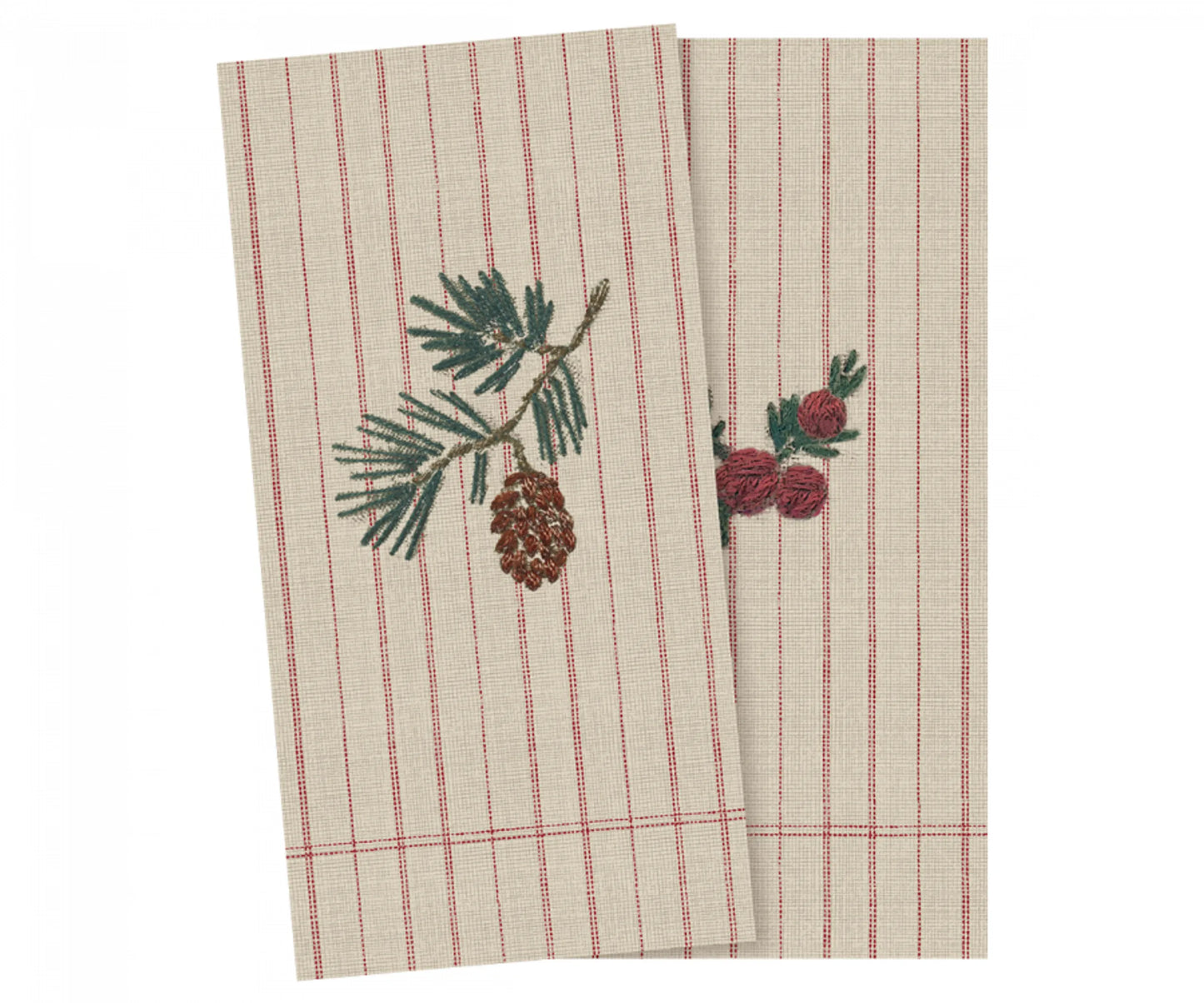 Maileg Servietten Papier "Brindille de Noël" klein 16er