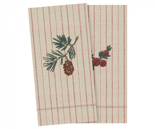 Maileg Servietten Papier "Brindille de Noël" klein 16er