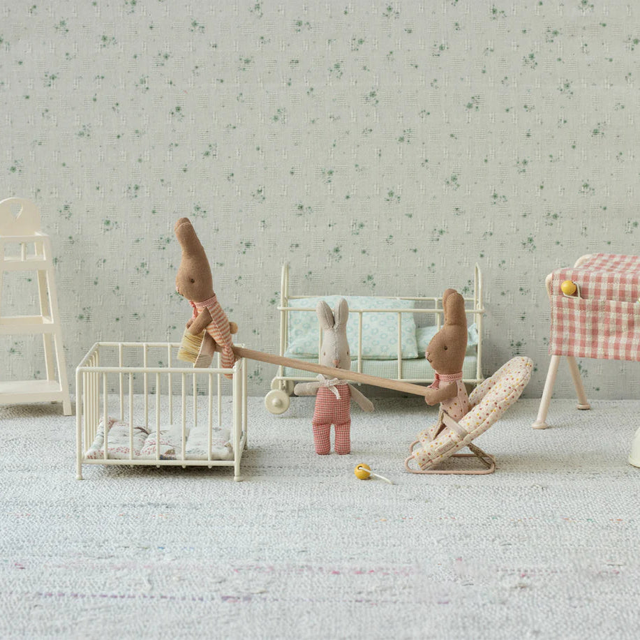 Hase "My" Karo Rot 11cm - Wohnen auf dem Land