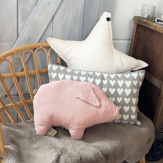 Maileg Kissen Schwein "Polly" Mittel Rosa - Wohnen auf dem Land