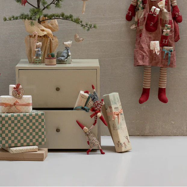 Wichtel Pixy Mädchen Blumenkleid Größe 1 - 26cm