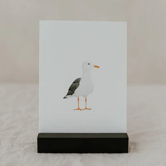 Aquarellkarte "Möwe" - Wohnen auf dem Land