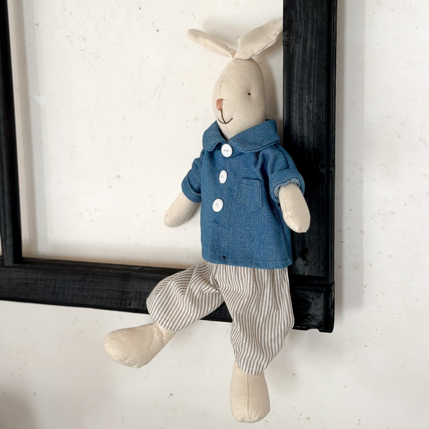 Stofftier Junge Hase "Bertie the Bunny" 40cm - Wohnen auf dem Land