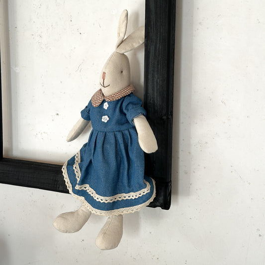 Stofftier Mädchen Hase "Bella the Bunny" 40cm - Wohnen auf dem Land