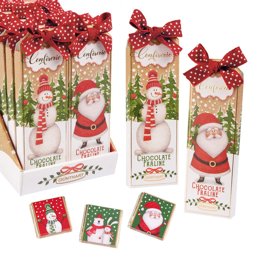 Confiserie Napolitainpräsent “Weihnachten” Nougat in Vollmilchschokolade 2 Varianten
