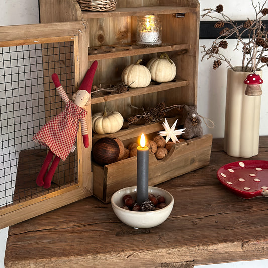 LED Einzelstern "Baby-Stern" 18 Zacken Indoor Weiß 8cm - Wohnen auf dem Land