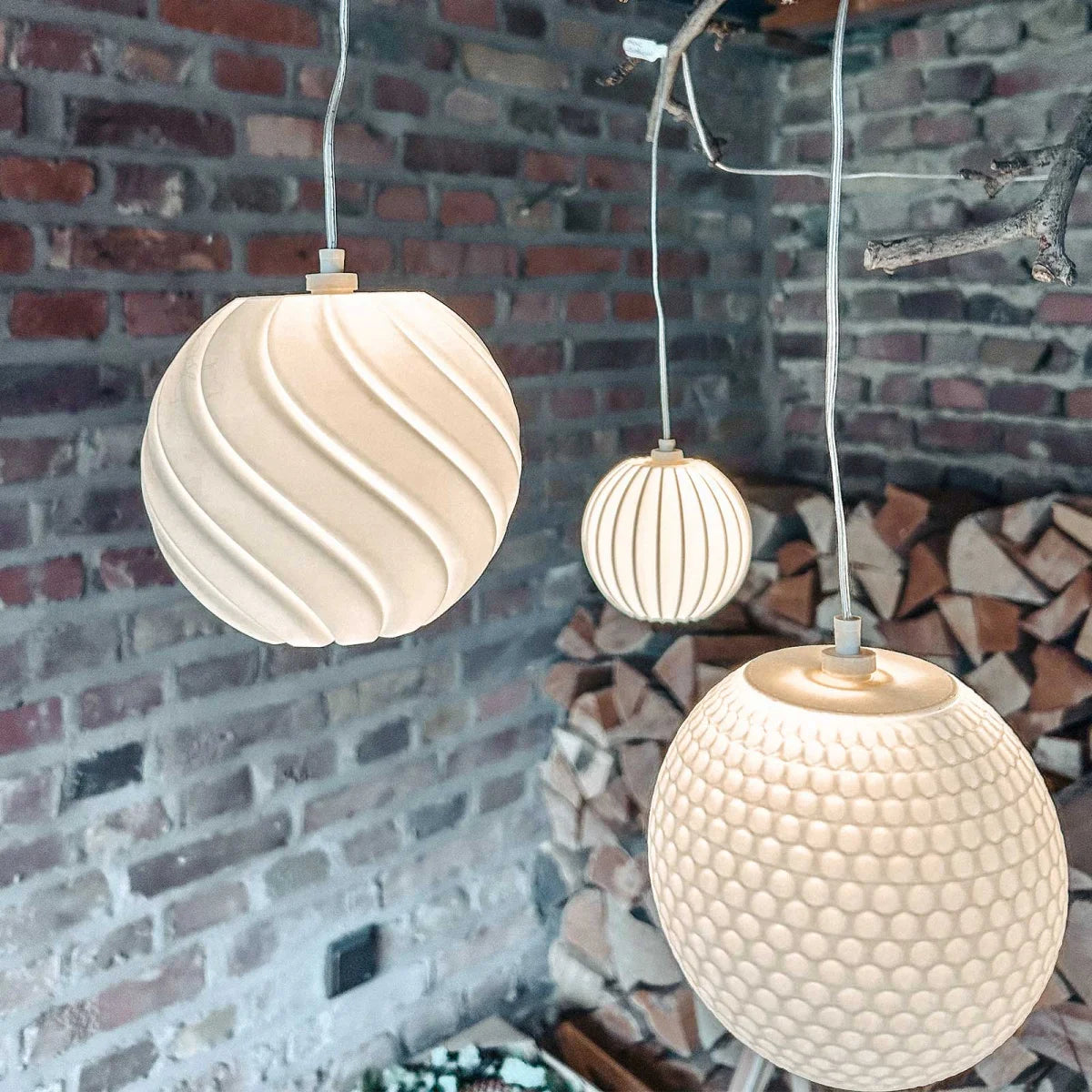 Lampenschirm "Fold" für LED Sterne oder Batteriefach Outdoor 2 Größen - Wohnen auf dem Land