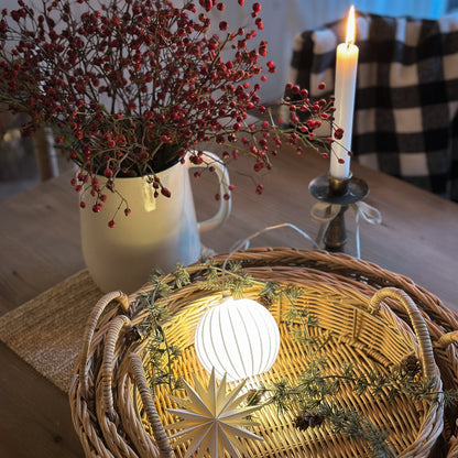 Lampenschirm "Fold" für LED Sterne oder Batteriefach Outdoor 2 Größen - Wohnen auf dem Land