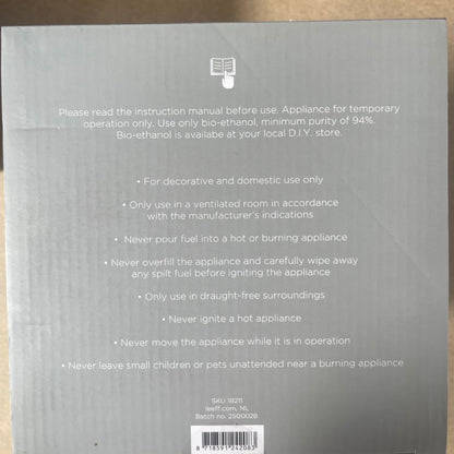Stone Fire weiß Verpackung Sicherheitshinweise EAN