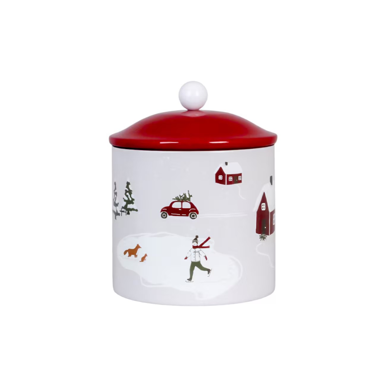 Box Vorratsdose "Vinterland" Metall Motiv 2 Größen - Wohnen auf dem Land