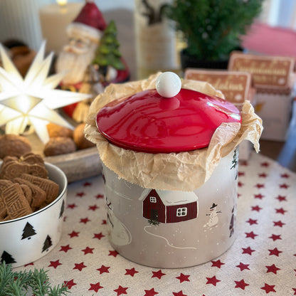 Box Vorratsdose "Vinterland" Metall Motiv 2 Größen - Wohnen auf dem Land