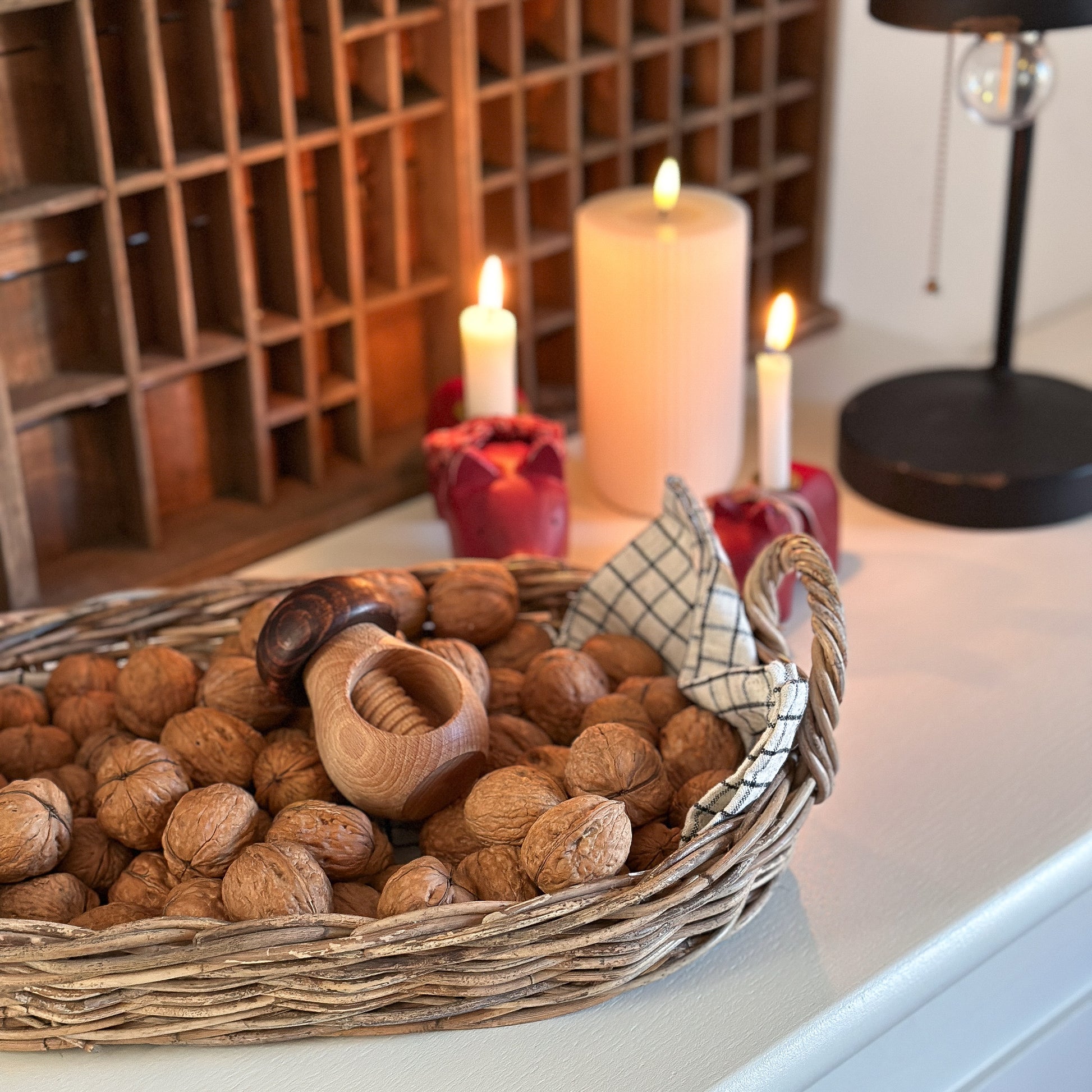 Nussknacker "Pilz" Holz Braun - Wohnen auf dem Land