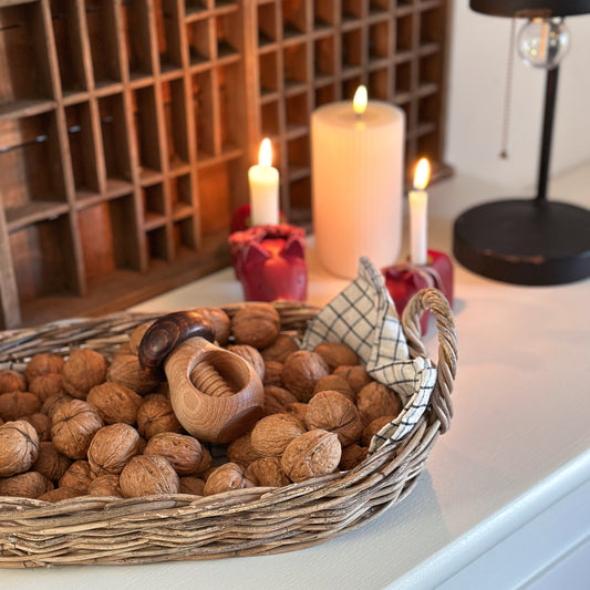 Nussknacker "Pilz" Holz Braun - Wohnen auf dem Land