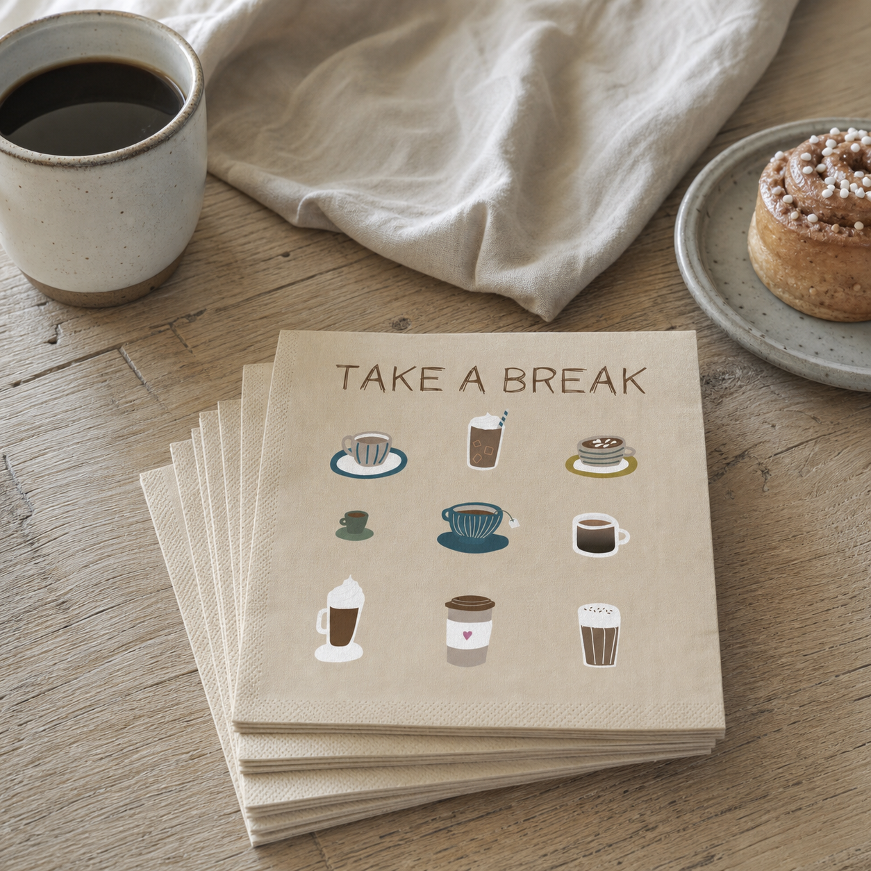 Serviette "Take a Break" Papier 20 Stck 33cm