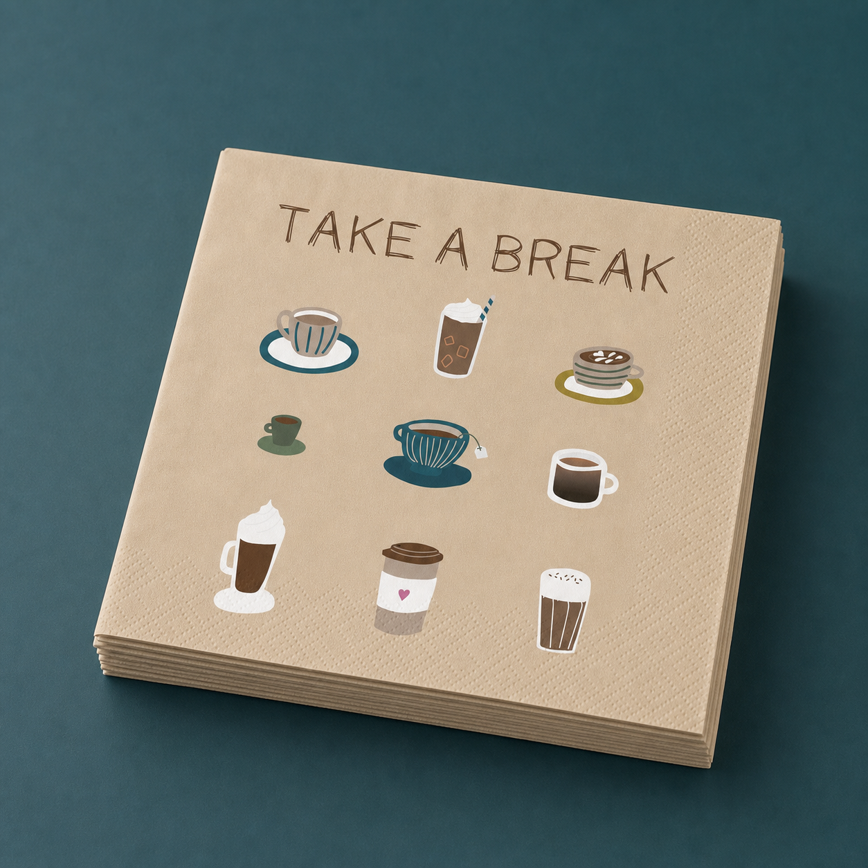 Serviette "Take a Break" Papier 20 Stck 33cm