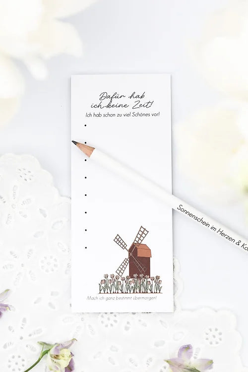 Notizblock - Dafür hab ich keine Zeit! - Wohnen auf dem Land