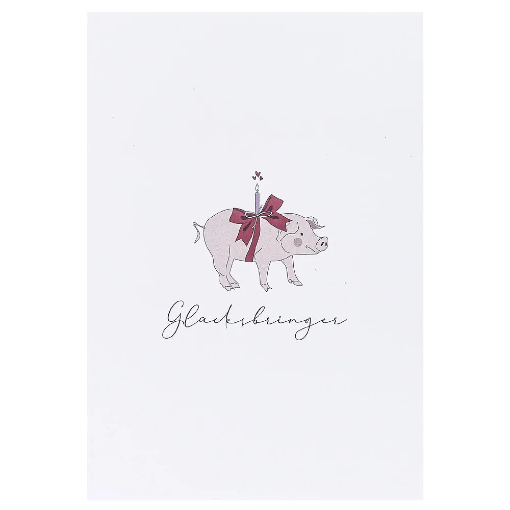 Postkarte "Glücksbringer" - Wohnen auf dem Land
