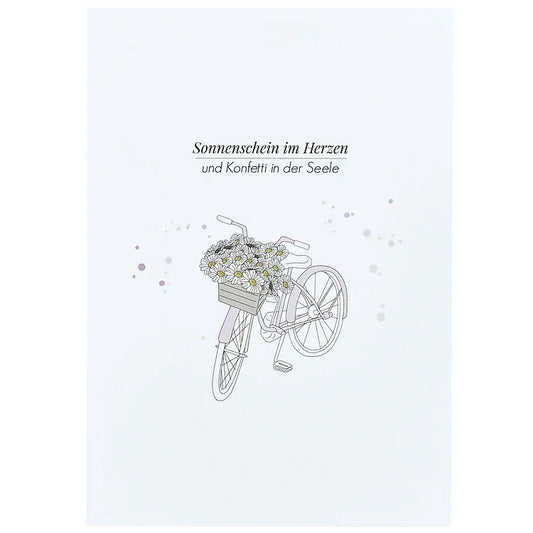 Postkarte "Sonnenschein im Herzen" - Wohnen auf dem Land