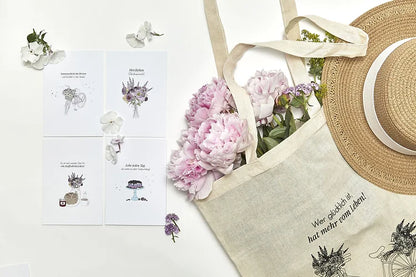 Postkarte "Sonnenschein im Herzen" - Wohnen auf dem Land