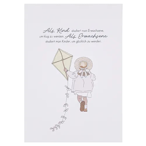 Postkarte "Von Kindern lernen" - Wohnen auf dem Land