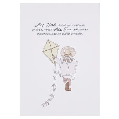 Postkarte "Von Kindern lernen" - Wohnen auf dem Land