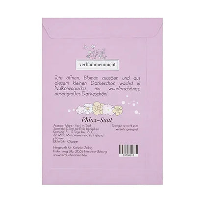 Phlox-Saat - Ein kleines Dankeschön! - Wohnen auf dem Land
