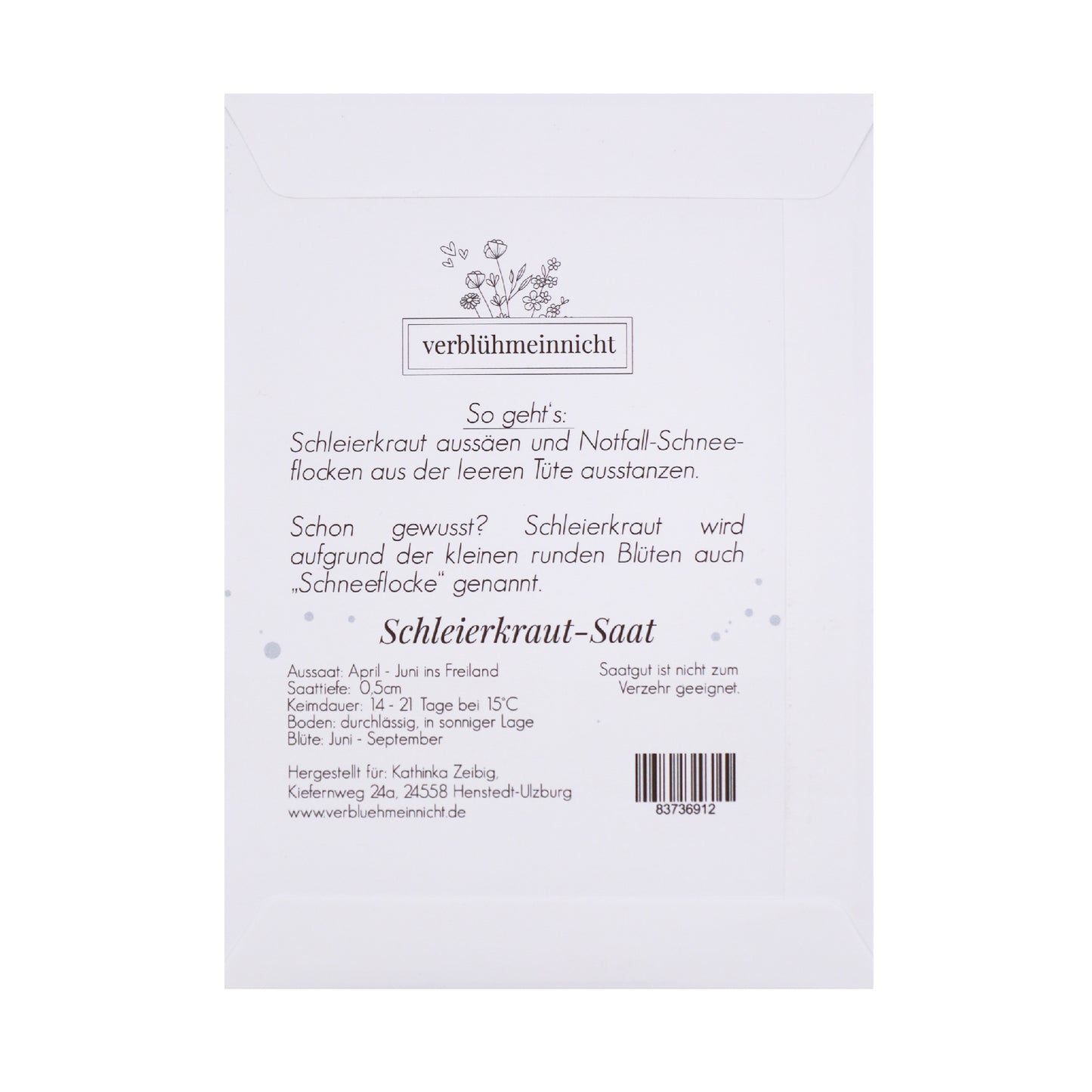 Schleierkraut-Saat - Notfall-Schneeflocken - Wohnen auf dem Land