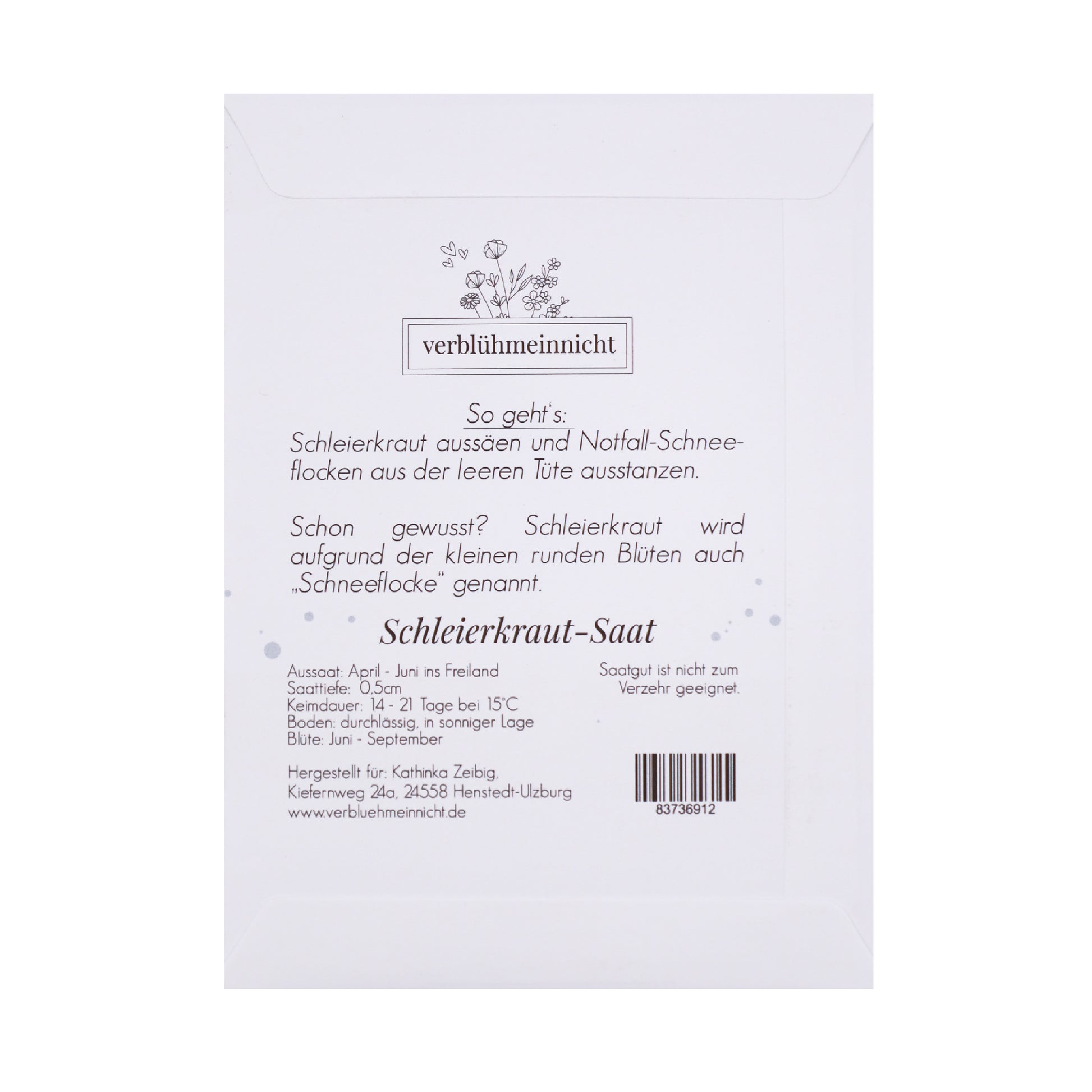 Schleierkraut-Saat - Notfall-Schneeflocken - Wohnen auf dem Land