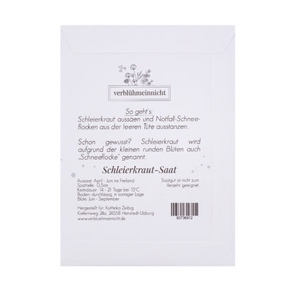 Schleierkraut-Saat - Notfall-Schneeflocken - Wohnen auf dem Land