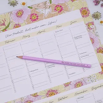 Bleistift - Wer trödelt, hat mehr vom Leben! (flieder) - Wohnen auf dem Land