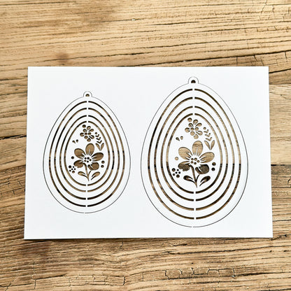 Anhänger Deko Ostereier "Osterzauber" Papier 3 Varianten - Wohnen auf dem Land