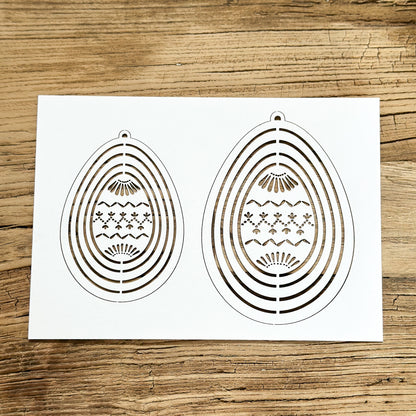 Anhänger Deko Ostereier "Osterzauber" Papier 3 Varianten - Wohnen auf dem Land