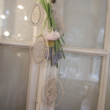 Anhänger Deko Ostereier "Osterzauber" Papier 3 Varianten - Wohnen auf dem Land