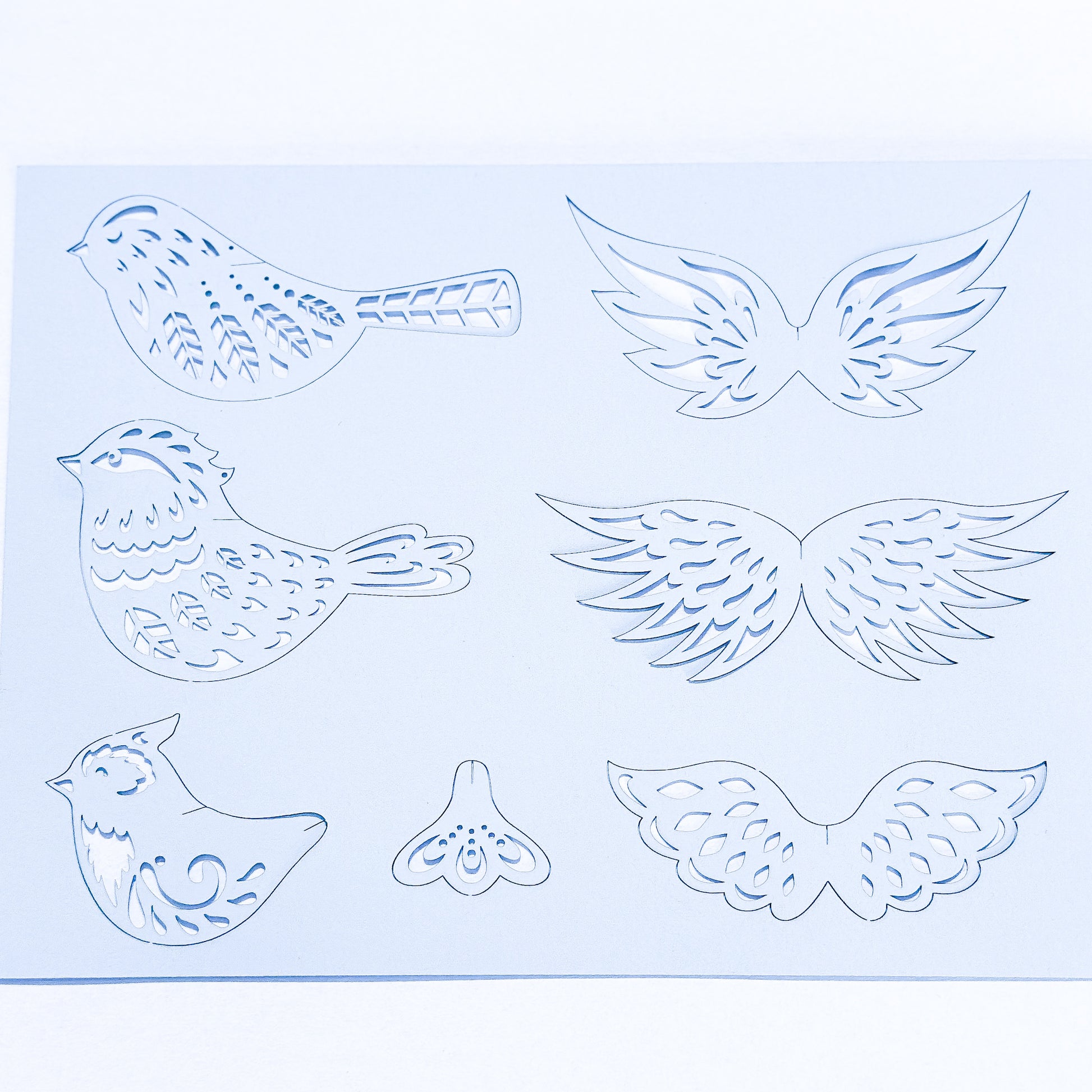 Anhänger Deko Vögel "Birds" Papier 3 Farben - Wohnen auf dem Land